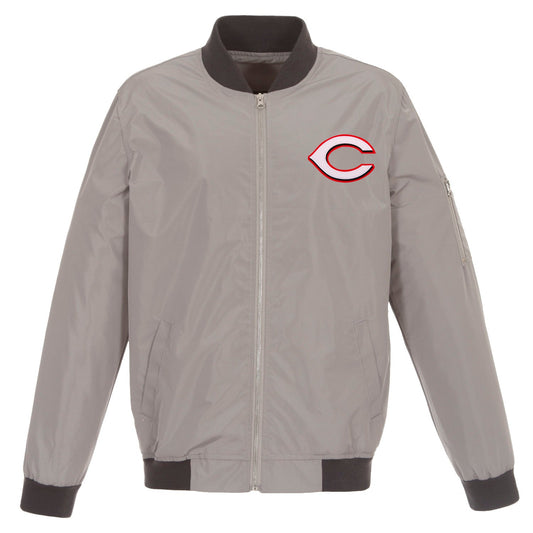 Cincinnati Reds Nylon Bomber Jacket