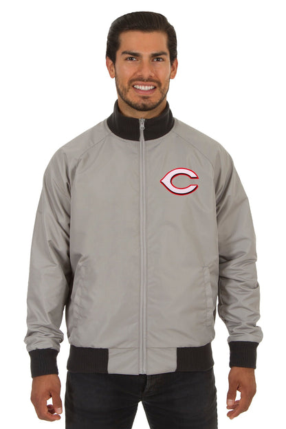 Cincinnati Reds Reversible Polyester Track Jacket