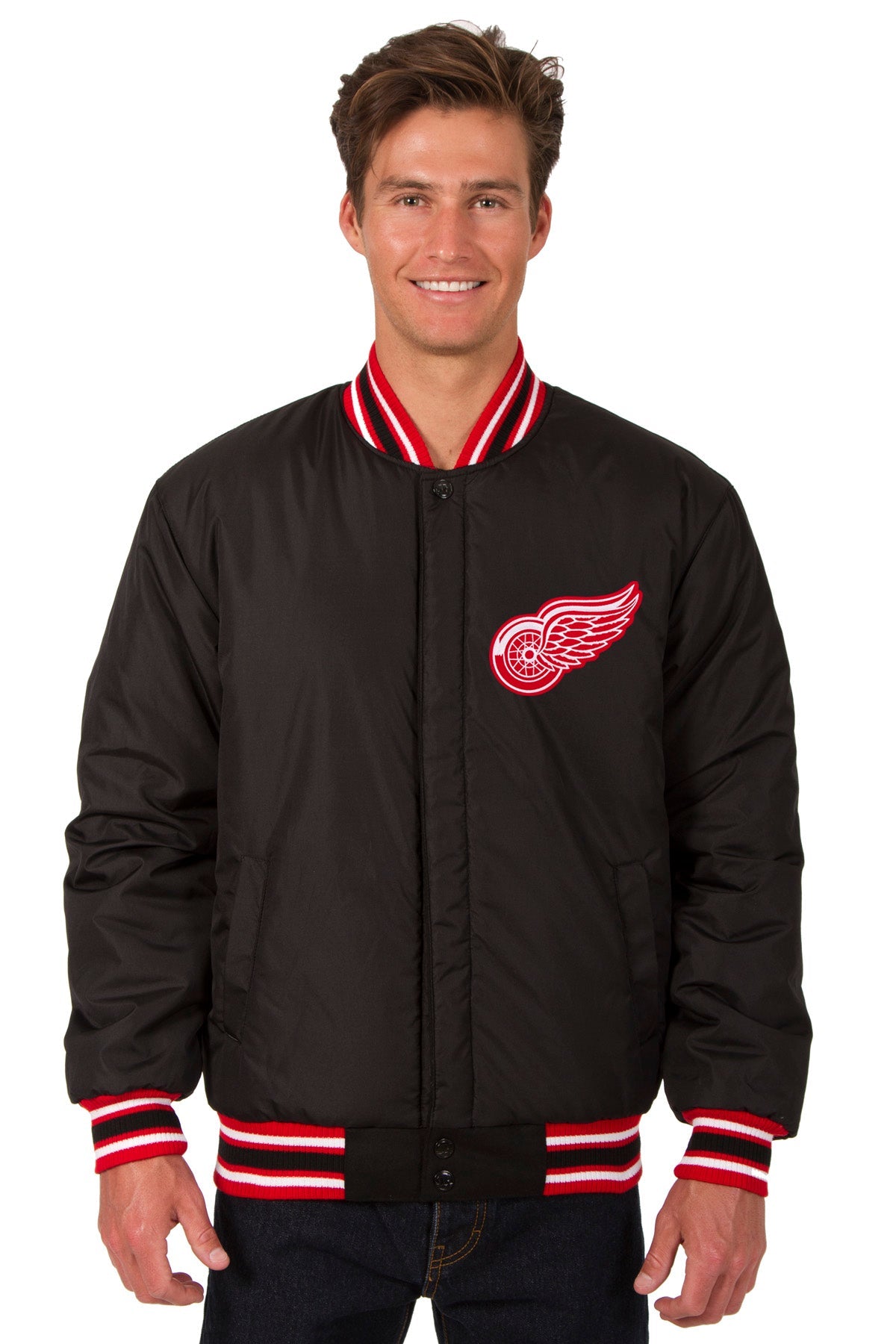Detroit Red Wings All-Wool Reversible Jacket