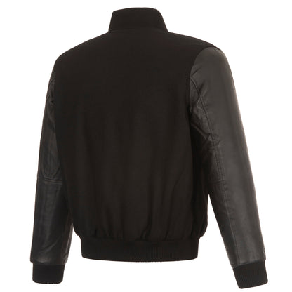 Houston Rockets Reversible Wool and Leather Jacket