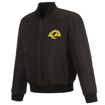 Los Angeles Rams Reversible Wool and Leather Jacket