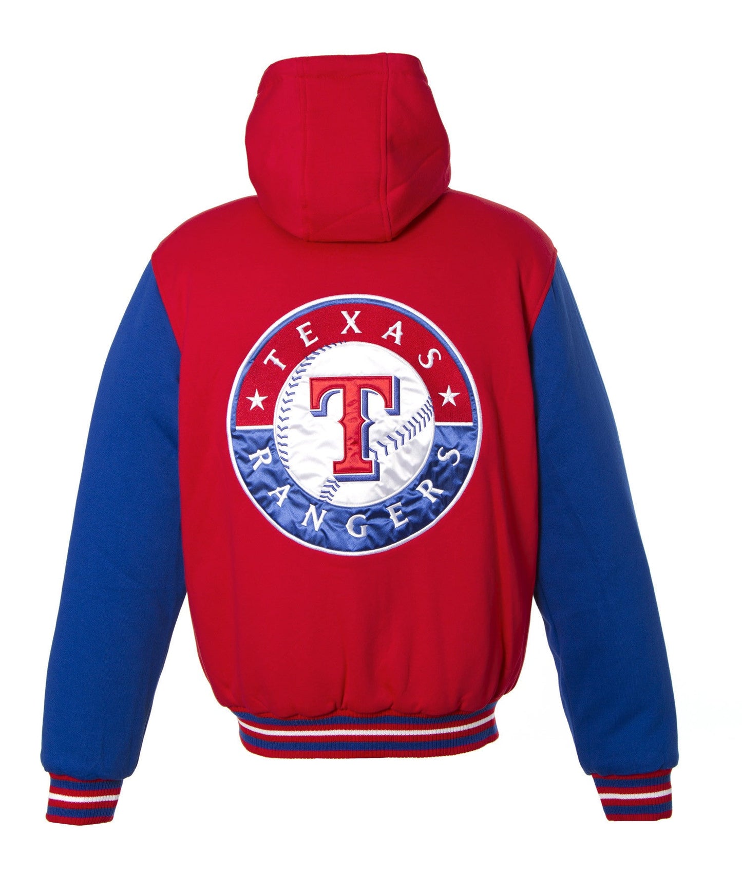 Texas Rangers Reversible Two-Tone Fleece Jacket