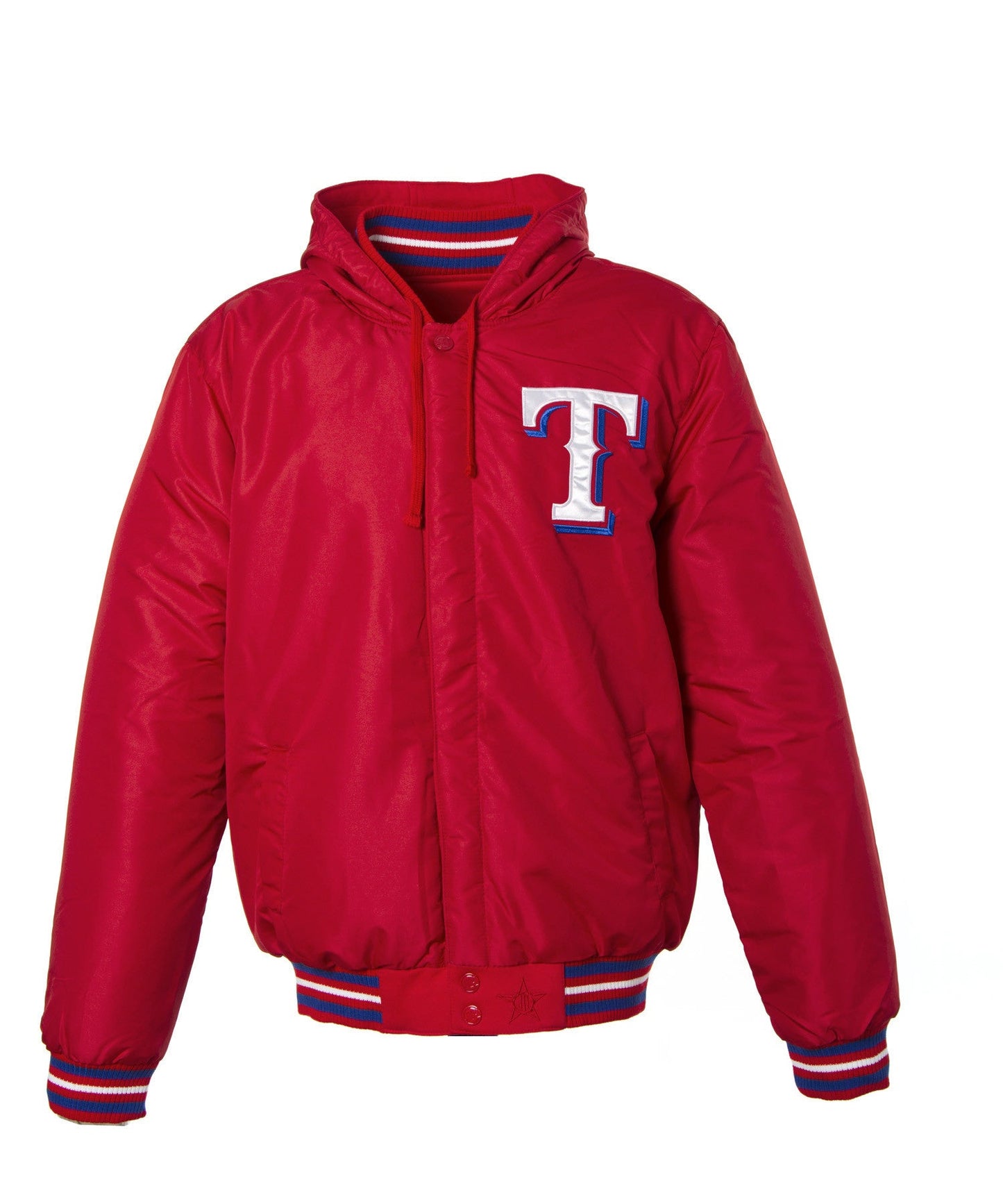 Texas Rangers Reversible Two-Tone Fleece Jacket