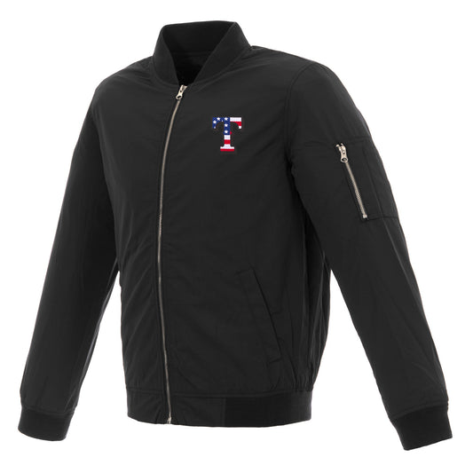 Texas Rangers Americana Nylon Bomber Jacket