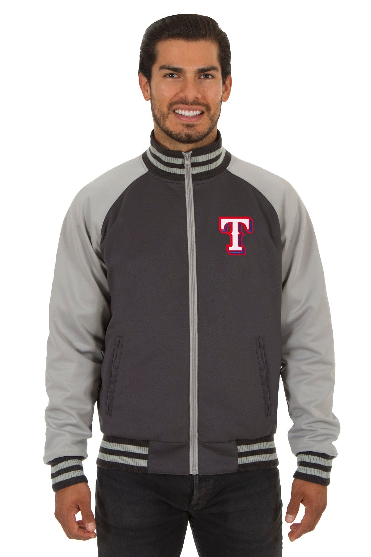Texas Rangers Reversible Polyester Track Jacket