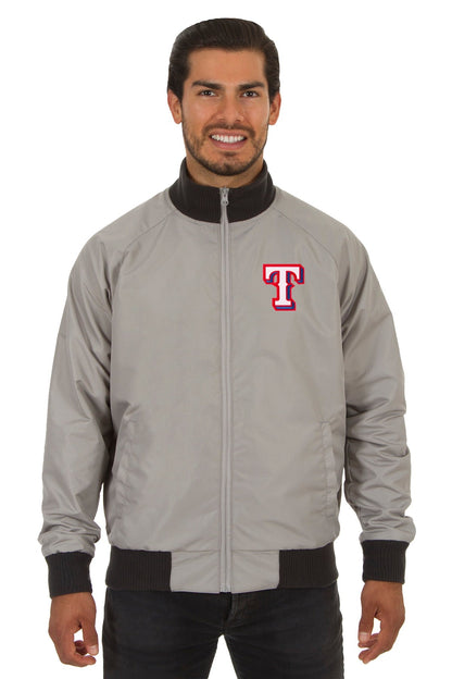 Texas Rangers Reversible Polyester Track Jacket