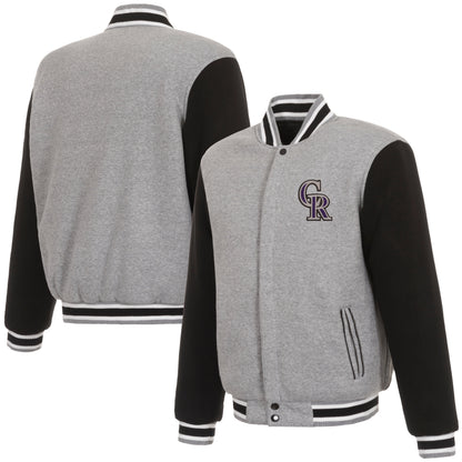 Colorado Rockies Reversible Fleece Jacket
