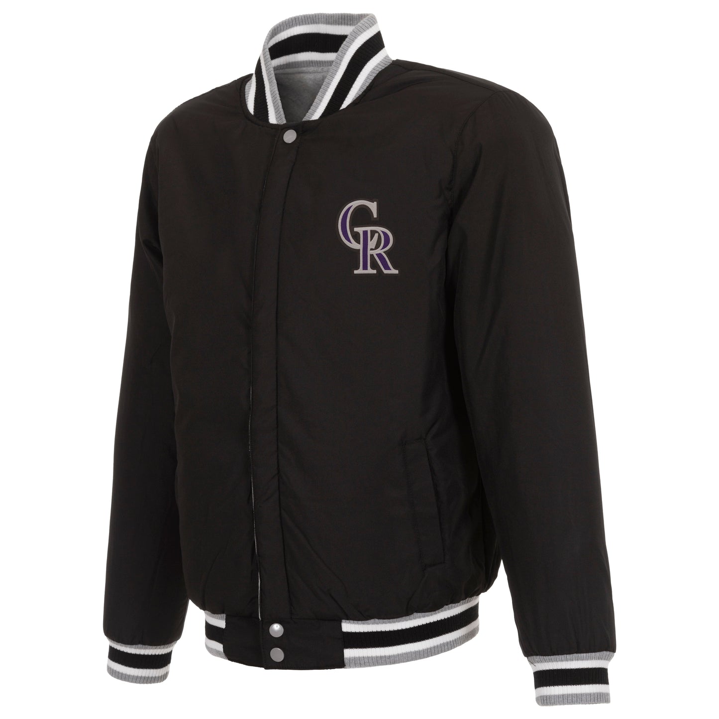 Colorado Rockies Reversible Fleece Jacket