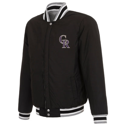 Colorado Rockies Reversible Fleece Jacket