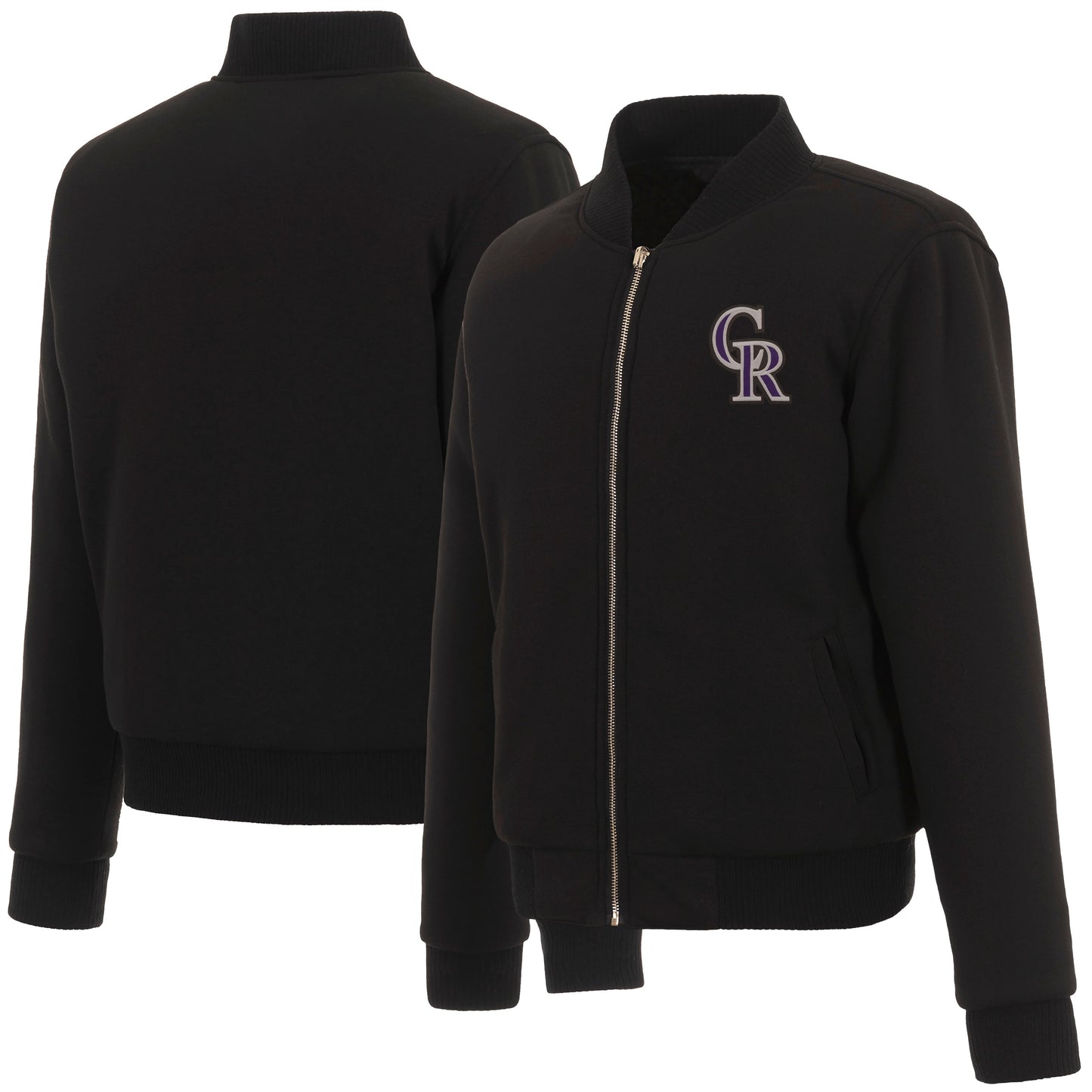 Colorado Rockies Ladies Reversible Fleece Jacket