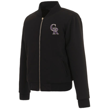 Colorado Rockies Ladies Reversible Fleece Jacket