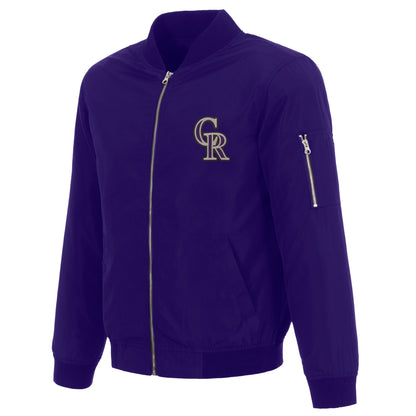 Colorado Rockies Nylon Bomber Jacket