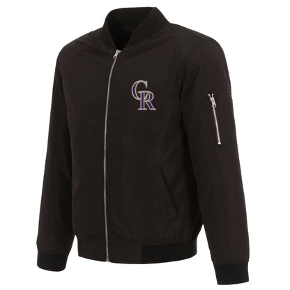 Colorado Rockies Nylon Bomber Jacket