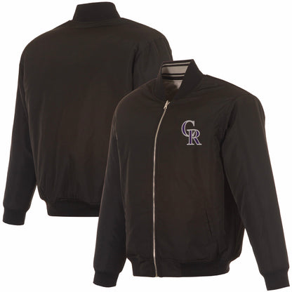 Colorado Rockies Reversible Flight Jacket