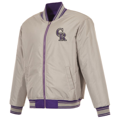 Colorado Rockies Reversible Flight Jacket