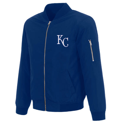 Kansas City Royals Nylon Bomber Jacket