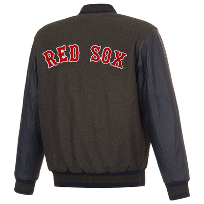 Boston Red Sox Reversible Wool and Leather Jacket