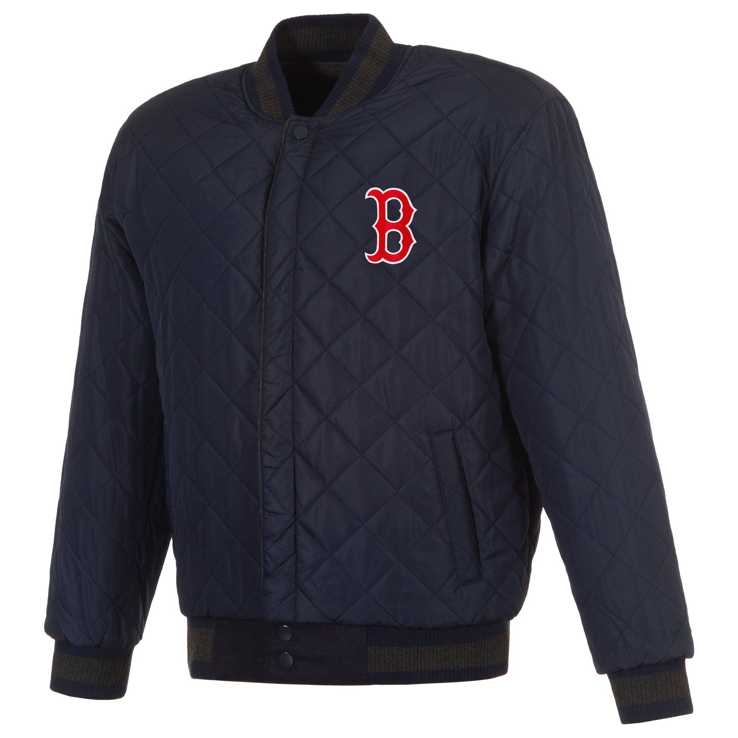 Boston Red Sox Reversible Wool and Leather Jacket