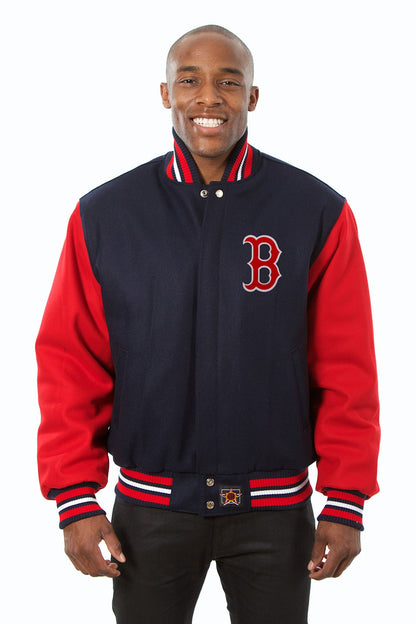 Boston Red Sox Embroidered Wool Jacket