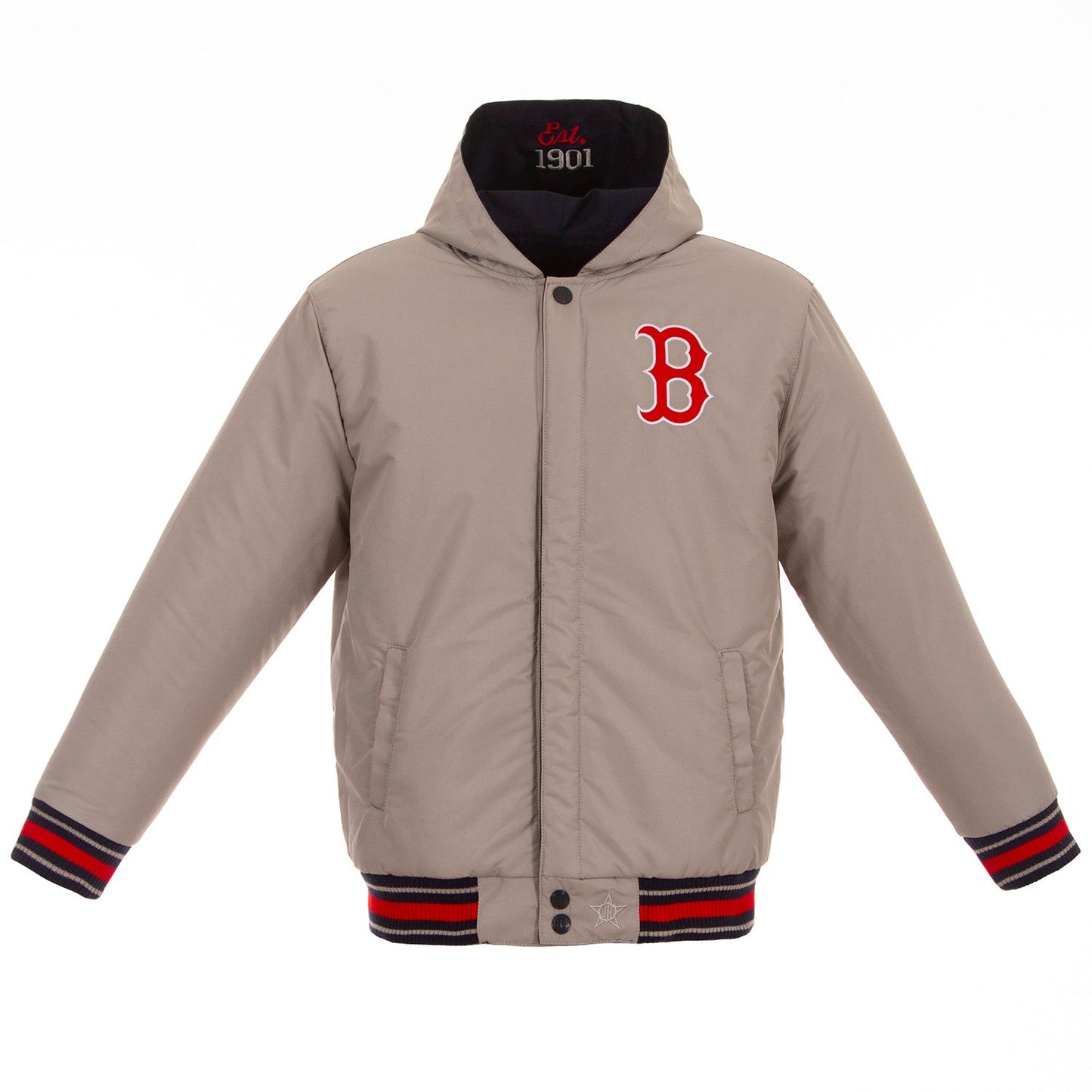 Boston Red Sox Kid's Reversible Poly-Twill Jacket