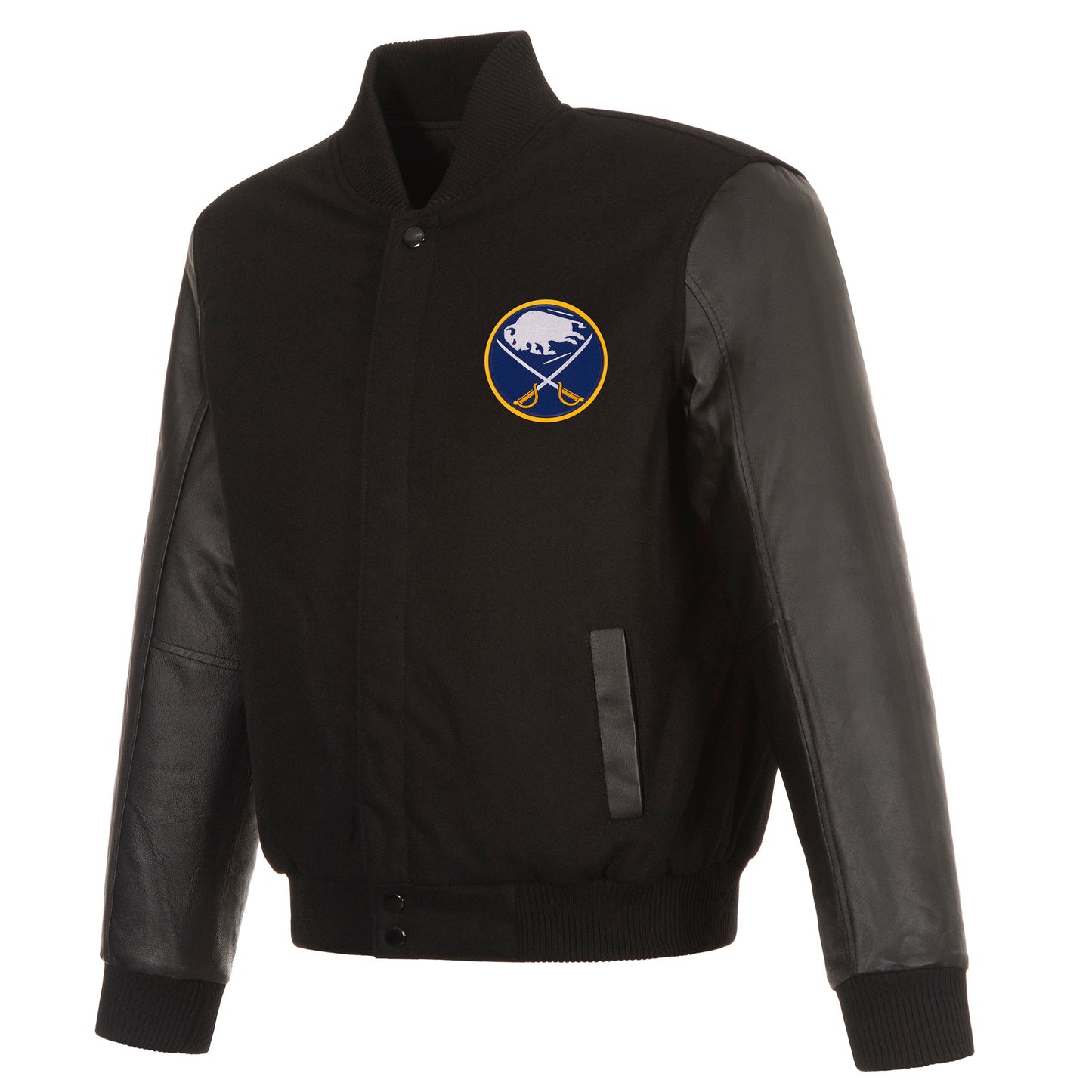 Buffalo Sabres Wool and Leather Reversible Jacket