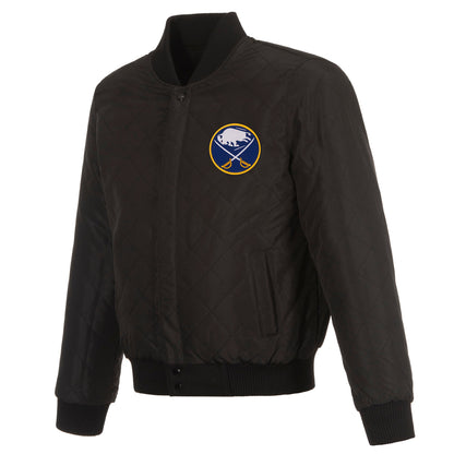 Buffalo Sabres Wool and Leather Reversible Jacket