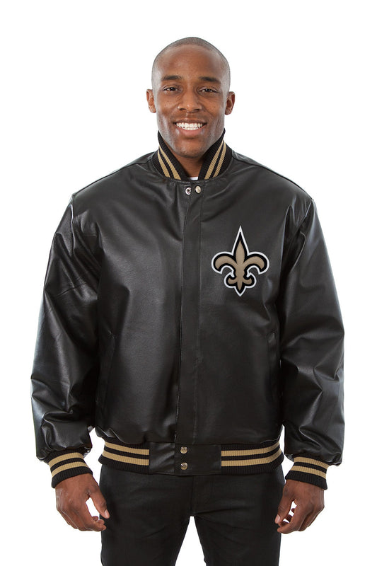 New Orleans Saints Full Leather Jacket