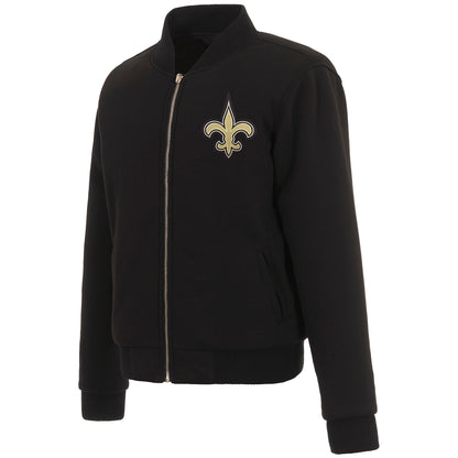 New Orleans Saints Ladies Reversible Fleece Jacket