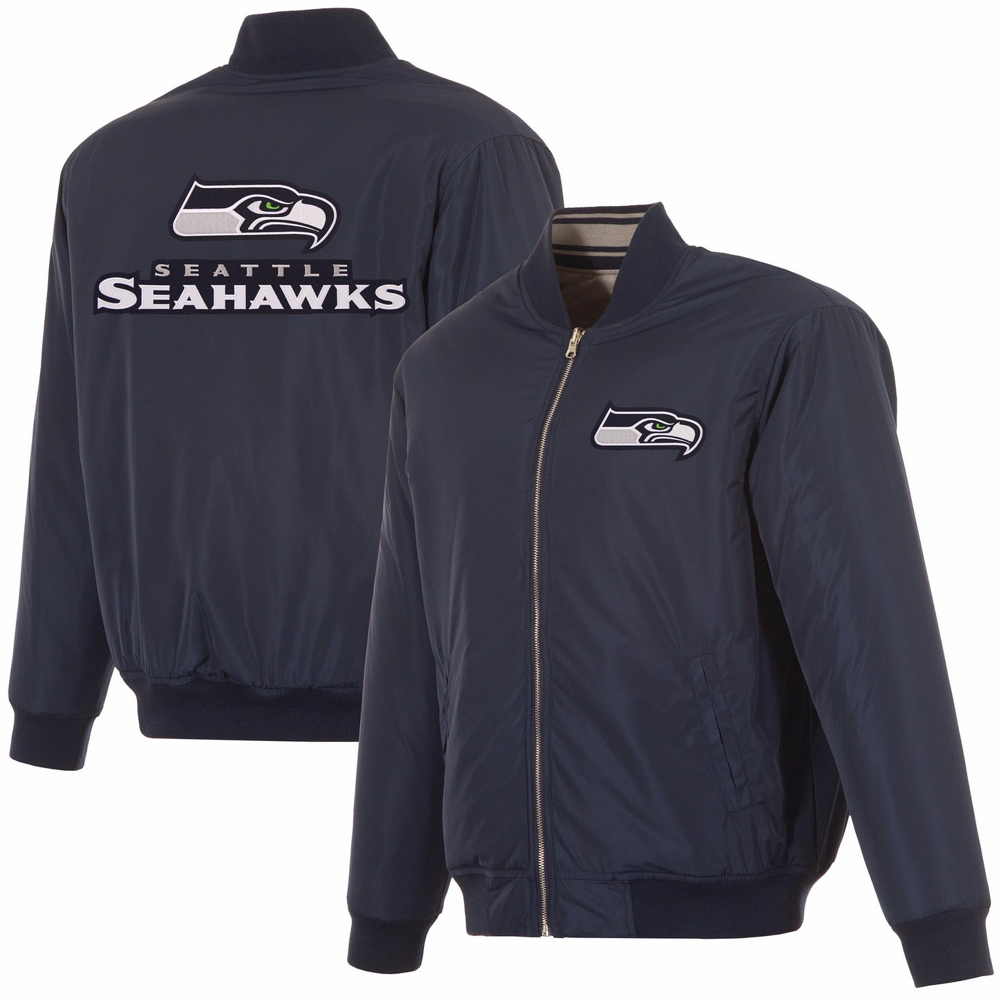 Seattle Seahawks Reversible Nylon Jacket