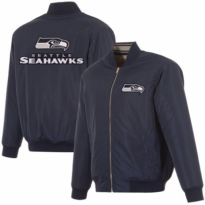 Seattle Seahawks Reversible Nylon Jacket