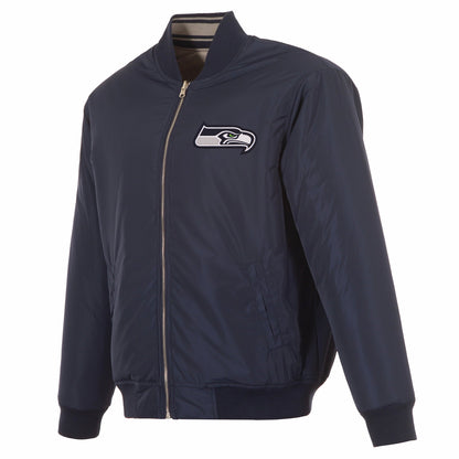 Seattle Seahawks Reversible Nylon Jacket