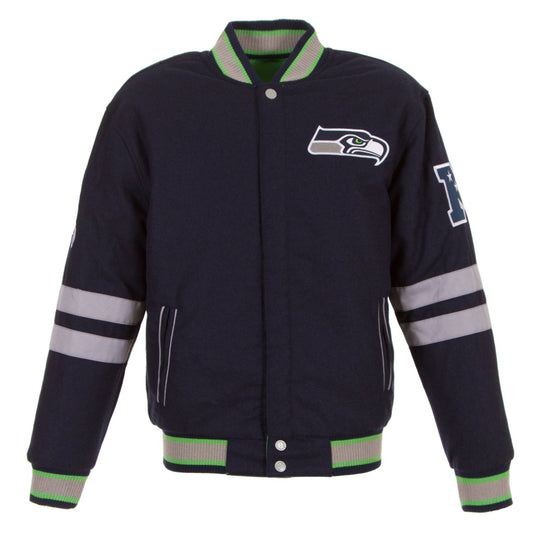 Seattle Seahawks Reversible Wool Jacket