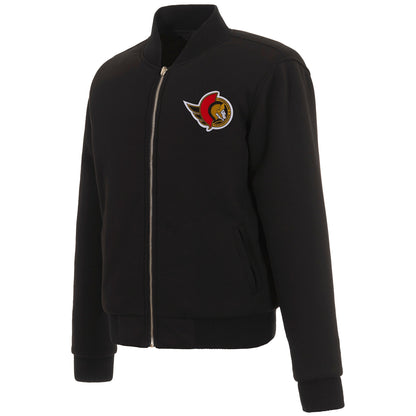 Ottawa Senators Ladies Reversible Fleece Jacket