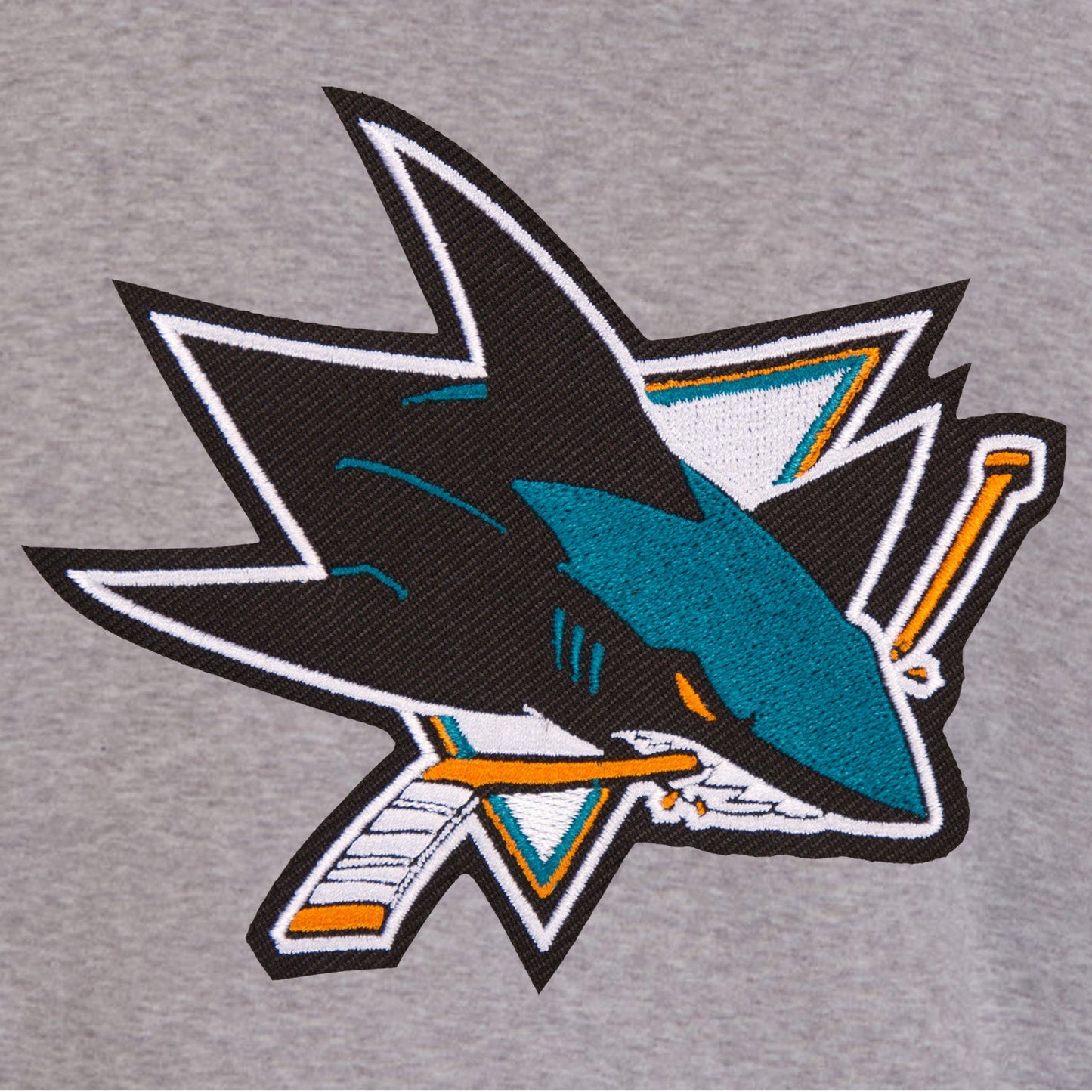San Jose Sharks Reversible Two-Tone Fleece Jacket