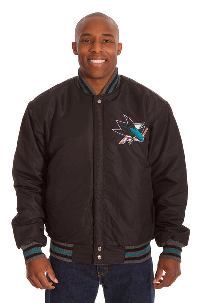 San Jose Sharks Reversible Wool Jacket