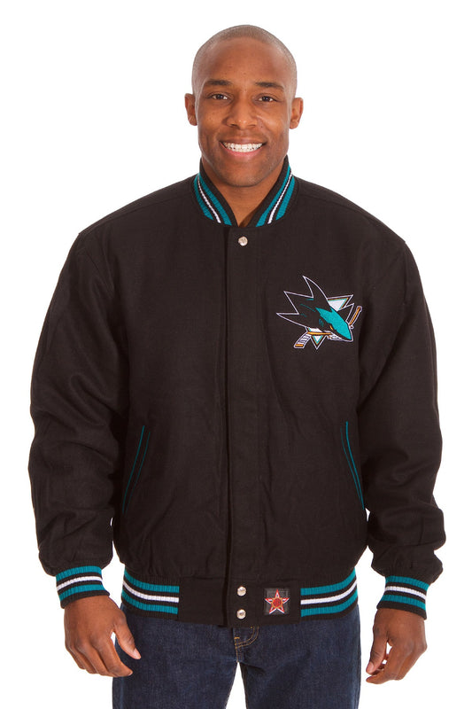 San Jose Sharks Reversible Wool Jacket