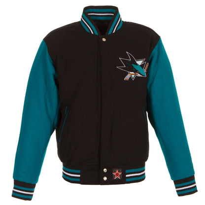 San Jose Sharks Reversible Wool Jacket