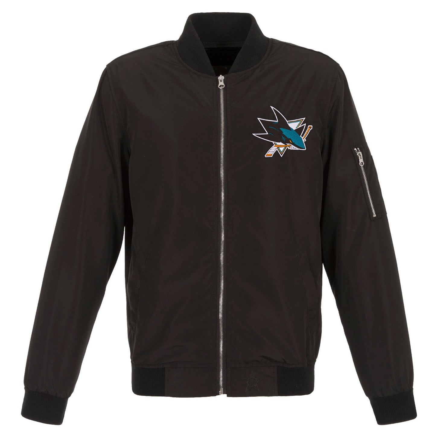 San Jose Sharks Nylon Bomber Jacket