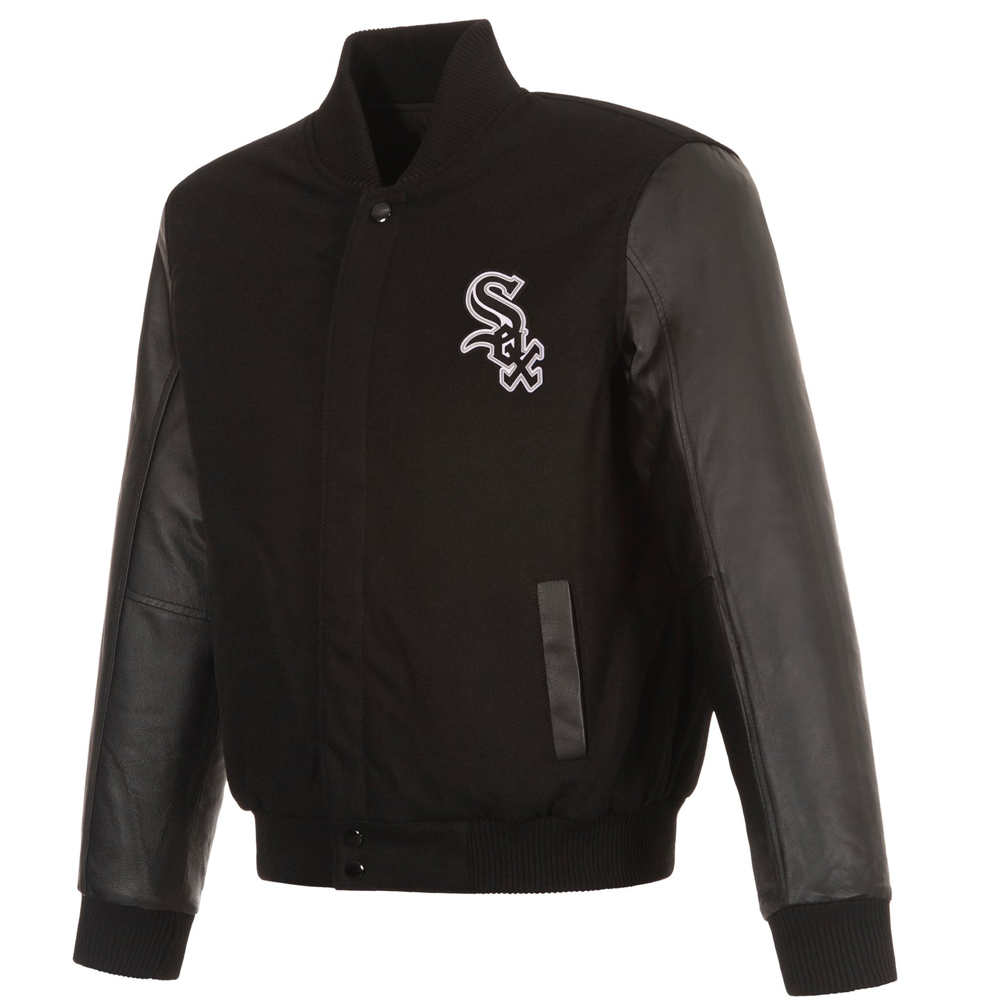 Chicago White Sox Reversible Wool and Leather Jacket
