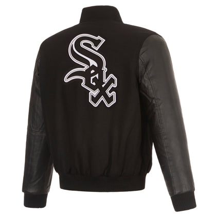 Chicago White Sox Reversible Wool and Leather Jacket