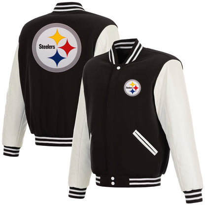 Pittsburgh Steelers Reversible Varsity Jacket