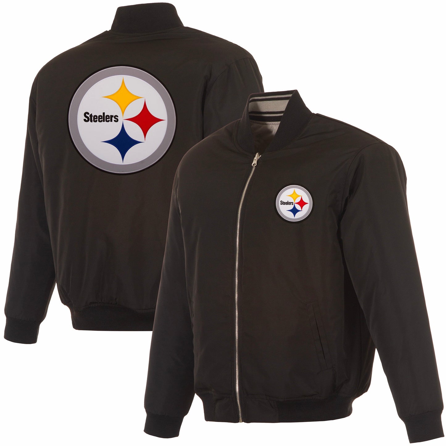 Pittsburgh Steelers Reversible Flight Jacket