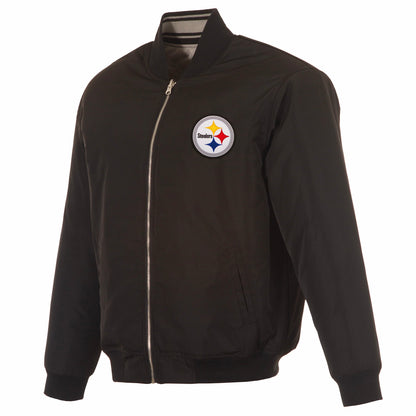 Pittsburgh Steelers Reversible Flight Jacket