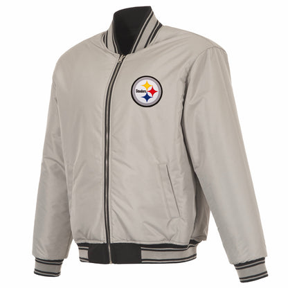 Pittsburgh Steelers Reversible Flight Jacket