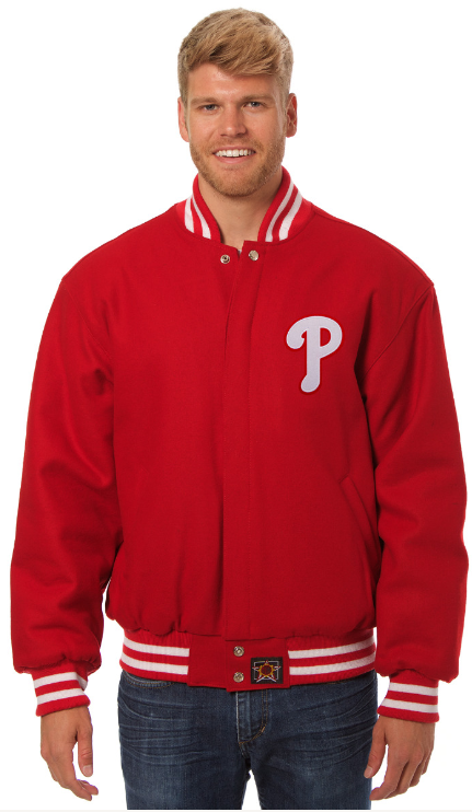 Philadelphia Phillies Embroidered Wool Jacket