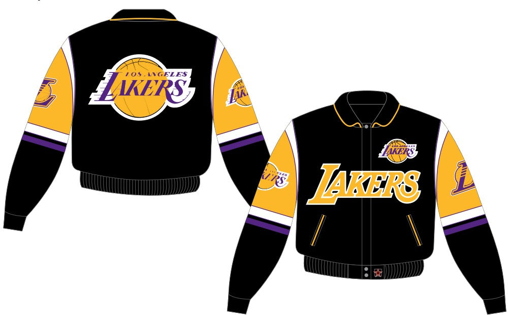 Los Angeles Lakers Lambskin Jacket