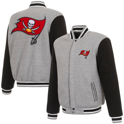Tampa Bay Buccaneers Reversible Two-Tone Fleece Jacket