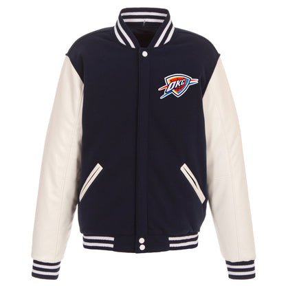 Oklahoma City Thunder Reversible Varsity Jacket
