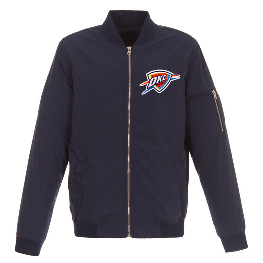 Oklahoma City Thunder Nylon Bomber Jacket