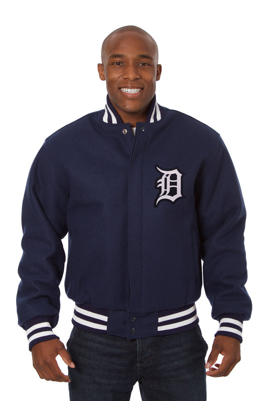 Detroit Tigers Embroidered Wool Jacket